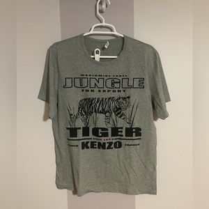 Authentic men’s kenzo grey t-shirt size medium